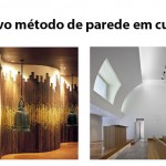 Paredes em curvas é mais fácil produzir com o sistema Drywall?